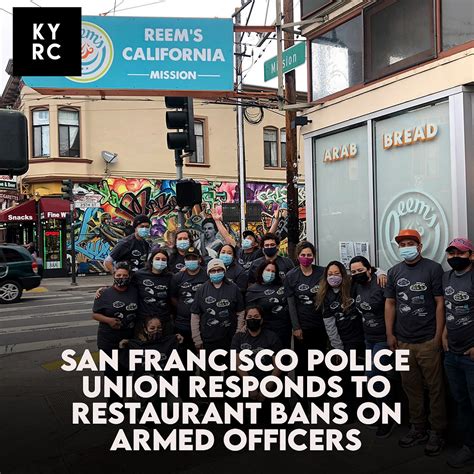 San Francisco restaurant bans armed officers, police union responds